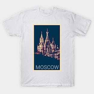 Moscow in Shepard Fairey style T-Shirt